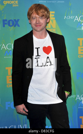 Rupert Grint 2011 Teen Choice Awards qui a eu lieu au Gibson Amphitheatre Universal City, Californie - 07.08.11 Banque D'Images