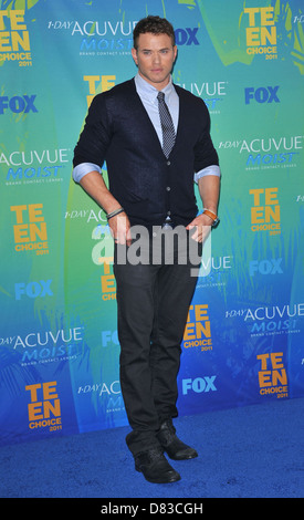 Kellan Lutz 2011 Teen Choice Awards qui a eu lieu au Gibson Amphitheatre Universal City, Californie - 07.08.11 Banque D'Images