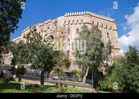 Palermo - Norman palace ou Palazzo Reale Banque D'Images