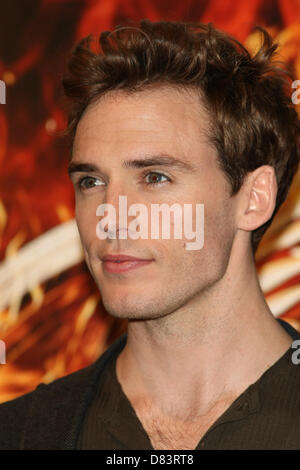 SAM CLAFLIN THE HUNGER GAMES : CATCHING FIRE. PHOTOCALL. FESTIVAL DE CANNES 2013 CANNES FRANCE 18 Mai 2013 Banque D'Images