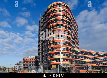 Bâtiment public (Behörde für Stadtentwicklung und Umwelt BSU dans Hamburg-Wihelmsburg, Allemagne Banque D'Images