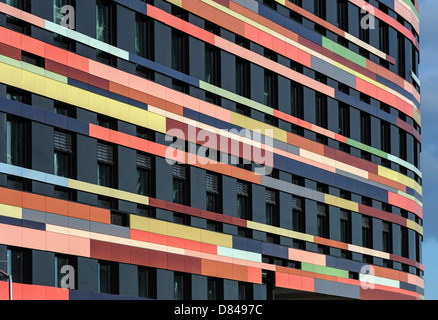 Bâtiment public (Behörde für Stadtentwicklung und Umwelt BSU dans Hamburg-Wihelmsburg, Allemagne Banque D'Images