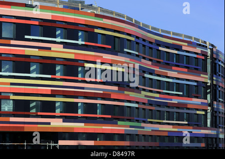 Bâtiment public (Behörde für Stadtentwicklung und Umwelt BSU dans Hamburg-Wihelmsburg, Allemagne Banque D'Images