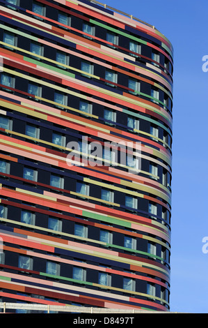 Bâtiment public (Behörde für Stadtentwicklung und Umwelt BSU dans Hamburg-Wihelmsburg, Allemagne Banque D'Images