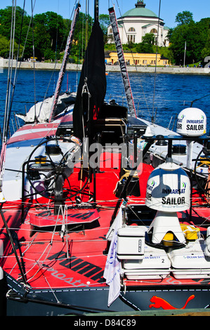 La Volvo Ocean Race 2008-2009 était un yacht de course qui s'est tenue entre octobre 4,2008, et le 27 juin 2009,bateaux participants,Suède,Stockholm Banque D'Images