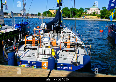 La Volvo Ocean Race 2008-2009 était un yacht de course qui s'est tenue entre octobre 4,2008, et le 27 juin 2009,bateaux participants,Suède,Stockholm Banque D'Images