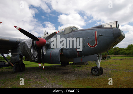 Avro Shackleton affiché à Gatwick Aviation Museum Banque D'Images