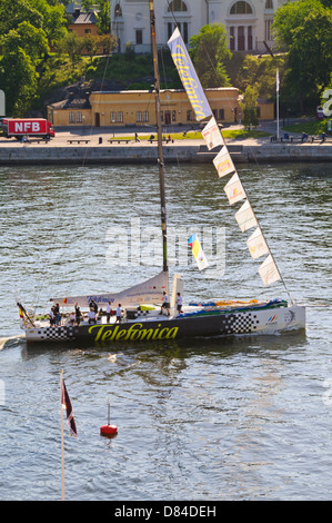 La Volvo Ocean Race 2008-2009 était un yacht de course qui s'est tenue entre octobre 4,2008, et le 27 juin 2009,bateaux participants,Suède,Stockholm Banque D'Images