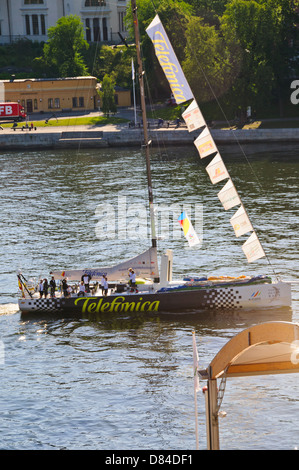 La Volvo Ocean Race 2008-2009 était un yacht de course qui s'est tenue entre octobre 4,2008, et le 27 juin 2009,bateaux participants,Suède,Stockholm Banque D'Images