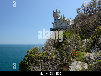 Célèbre château près de Yalta, Swallow nest Banque D'Images