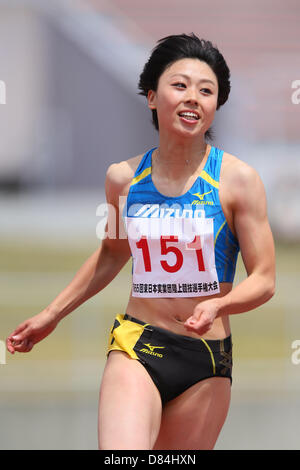 Ichikawa Kana, le 18 mai 2013 - Athlétisme : Le 55e East Japan Industrial Athletics Championship Women's 200m au stade d'athlétisme de Kasamatsu, Ibaraki, Japon. (Photo de YUTAKA/AFLO SPORT) [1040] Banque D'Images