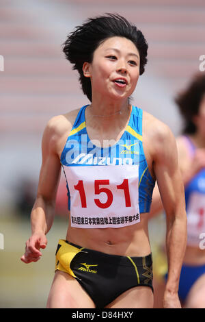 Ichikawa Kana, le 18 mai 2013 - Athlétisme : Le 55e East Japan Industrial Athletics Championship Women's 200m au stade d'athlétisme de Kasamatsu, Ibaraki, Japon. (Photo de YUTAKA/AFLO SPORT) [1040] Banque D'Images