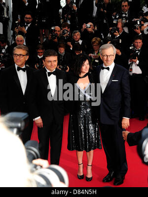 Cannes, Paris. 19 mai, 2013. Steven Spielberg a la premiere de Inside Llewyn Davis, au Festival de Cannes Crédit : Peter Phillips/Alamy Live News Banque D'Images
