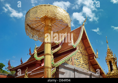 Wat Phrathat Doi Suthep temple à Chiang Mai Thaïlande Banque D'Images