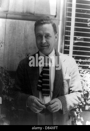 F Scott Fitzgerald, Francis Scott Key Fitzgerald, auteur américain. Banque D'Images