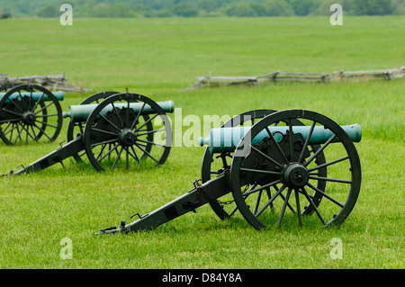 La guerre civile de canons à Pea Ridge National Military Park, Garfield, Arkansas Banque D'Images