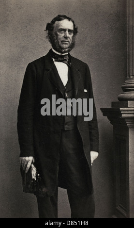 Samuel Francis Du Pont, le Contre-amiral de la Marine américaine, a vécu, 1803 - 1865, photo vers 1861 Banque D'Images