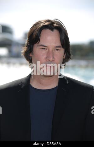 Cannes, France. 20 mai 2013. Directeur / acteur Keanu Reeves pose à la photocall de 'l'homme du Tai Chi' au cours de la la 66e Festival International du Film de Cannes à l'Hôtel Carlton Pier à Cannes, France, le 20 mai 2013. Photo : Hubert Boesl/dpa/Alamy Live News Banque D'Images