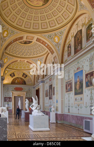 Tribune de l'histoire de l'Art Ancien, Musée de l'Ermitage St Petersburg Banque D'Images