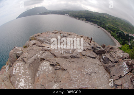 Ayu-Dag ou Medved'-gora (Bear), Yalta, Crimée, Ukraine, Europe de l'Est Banque D'Images