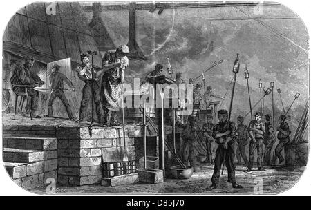 Glass Factory 1862 Banque D'Images