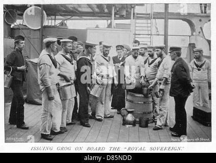 ÉMISSION DE L'AINE À LA MARINE Banque D'Images