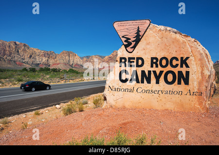 Il s'agit d'une image de Red Rock Canyon, en Californie. Banque D'Images