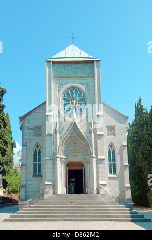 L'Église catholique romaine, Yalta, Crimée, Ukraine, Europe de l'Est Banque D'Images