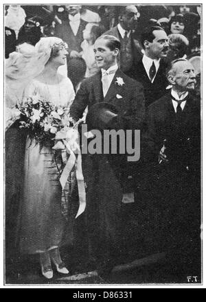 Le mariage de la princesse Xenia à W B Leeds Banque D'Images