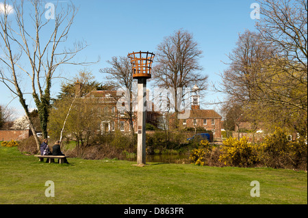 Matfield village, vert (le plus grand dans le Kent) UK Banque D'Images