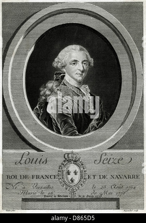 Louis XVI, roi de France Banque D'Images