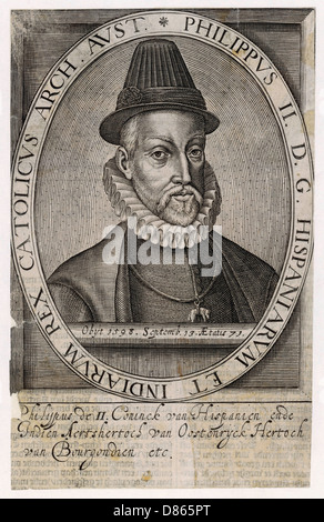 Philippe II, roi d'Espagne Banque D'Images
