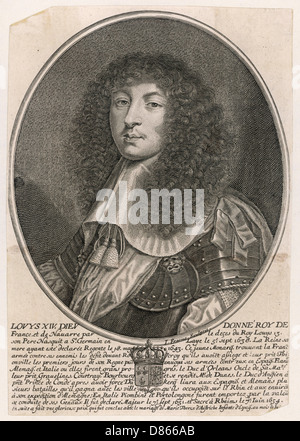 Louis XIV, roi de France Banque D'Images