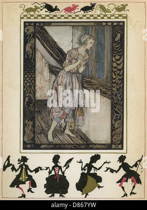 Cendrillon par Arthur Rackham Banque D'Images