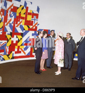 La reine Elizabeth II tournée du Canada 1967 Banque D'Images