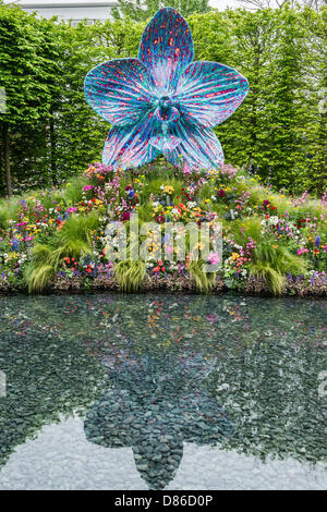 Londres, Royaume-Uni. 20 mai 2013.La RHS scyulpture jardin créé par l'artiste Marc Quinn.Le premier jour de l'exposition florale de Chelsea. Le Royal Hospital, Chelsea. Crédit : Guy Bell/Alamy Live News Banque D'Images