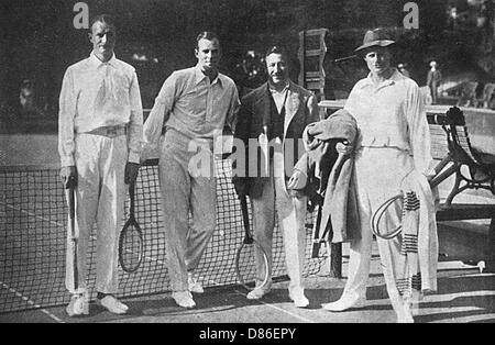 Anthony Wilding, champion de tennis à Cannes Banque D'Images