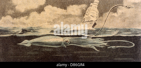 Folklore - serpent de mer Banque D'Images