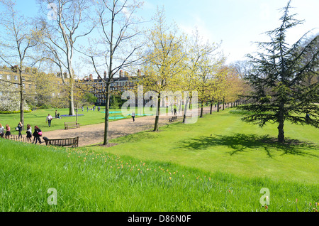 Gray's Inn Gardens dans le centre de Londres, au Royaume-Uni. Banque D'Images