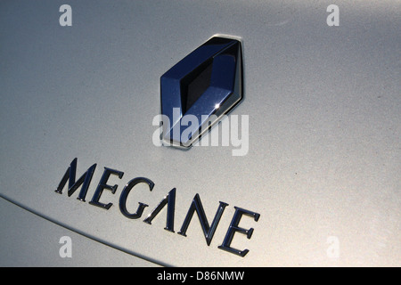 Badge voiture Renault Megane Banque D'Images