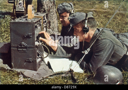 Radio de l'armée allemande ww2 Banque D'Images