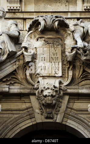 L'Allemagne. Munich. Le Justizpalast Munich (Palais de Justice). Style Néo-baroque. Façade. L'anneau central. Banque D'Images