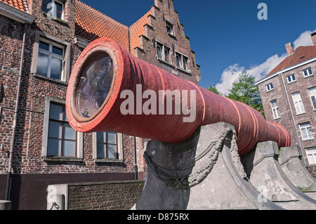 Groot Kanon Mad Meg Dulle Griet canon géant Gand Belgique Banque D'Images