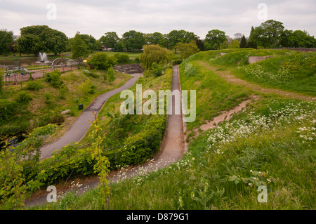 Jardins de Fort Kent Gravesend UK Banque D'Images