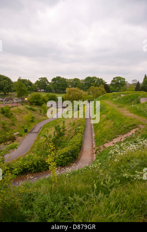 Jardins de Fort Kent Gravesend UK Banque D'Images