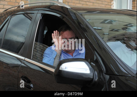 18 mai 2013 - Moscou, Russie - Mai 18,2013. Moscou, Russie. Sur la photo : l'Acteur et citoyen russe G&# 233;rard Depardieu à Moscou. (Crédit Image : © PhotoXpress/ZUMAPRESS.com) Banque D'Images