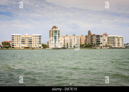 Gratte-ciel de Sarasota en Floride Banque D'Images