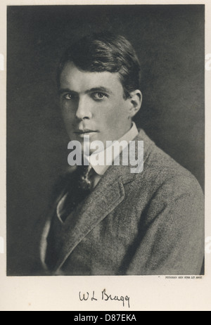 William Lawrence Bragg (1890-1971), physicien britannique, en tant qu ...
