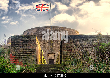 La tour Martello, Aldeburgh, Suffolk, Angleterre Banque D'Images