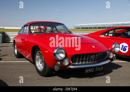 1960 rouge Ferrari 250 GT LUSSO VOITURE ANGLETERRE SILVERSTONE 17 Septembre 2012 Banque D'Images